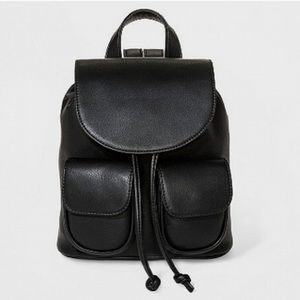 Wild Fable Target Mini Black Backpack with Pockets
